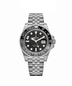 Rolex GMT-Master II Replica 126710GRNR ‘Bruce Wayne’ Stainless Steel Black Dial Jubilee