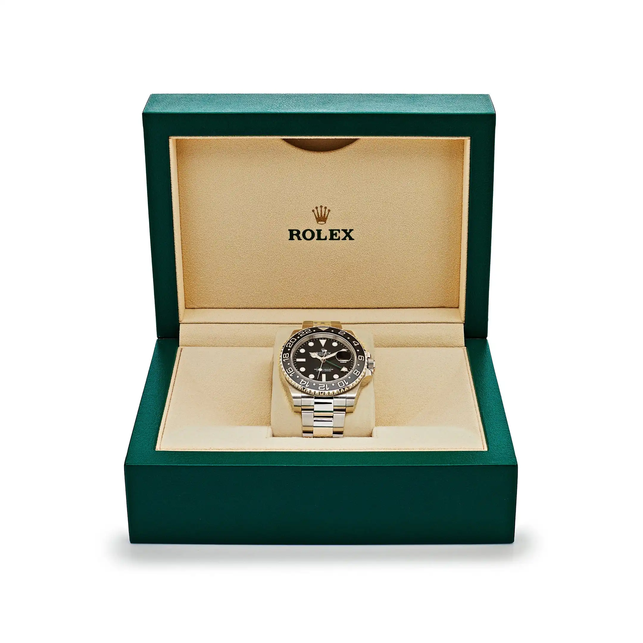 Rolex GMT-Master II Replica 126710GRNR ‘Bruce Wayne’ Stainless Steel Black Dial Oyster - Image 7