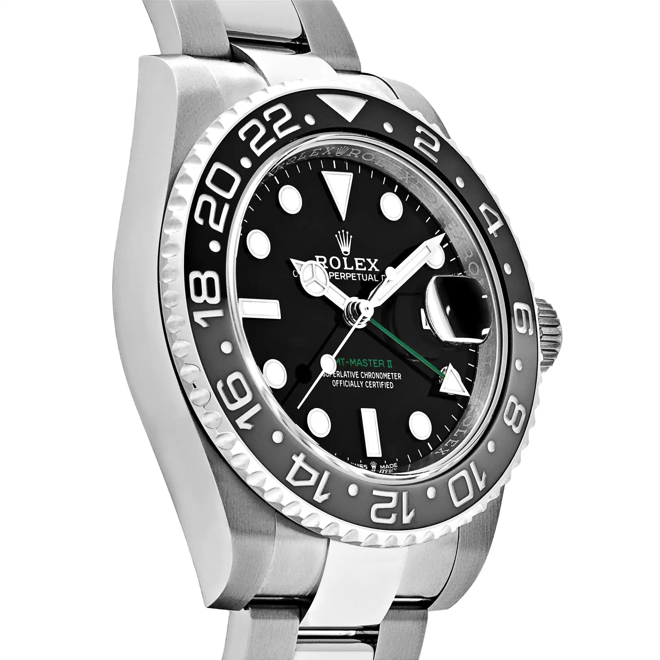 Rolex GMT-Master II Replica 126710GRNR ‘Bruce Wayne’ Stainless Steel Black Dial Oyster - Image 5