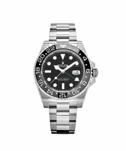 Rolex GMT-Master II Replica 126710GRNR ‘Bruce Wayne’ Stainless Steel Black Dial Oyster