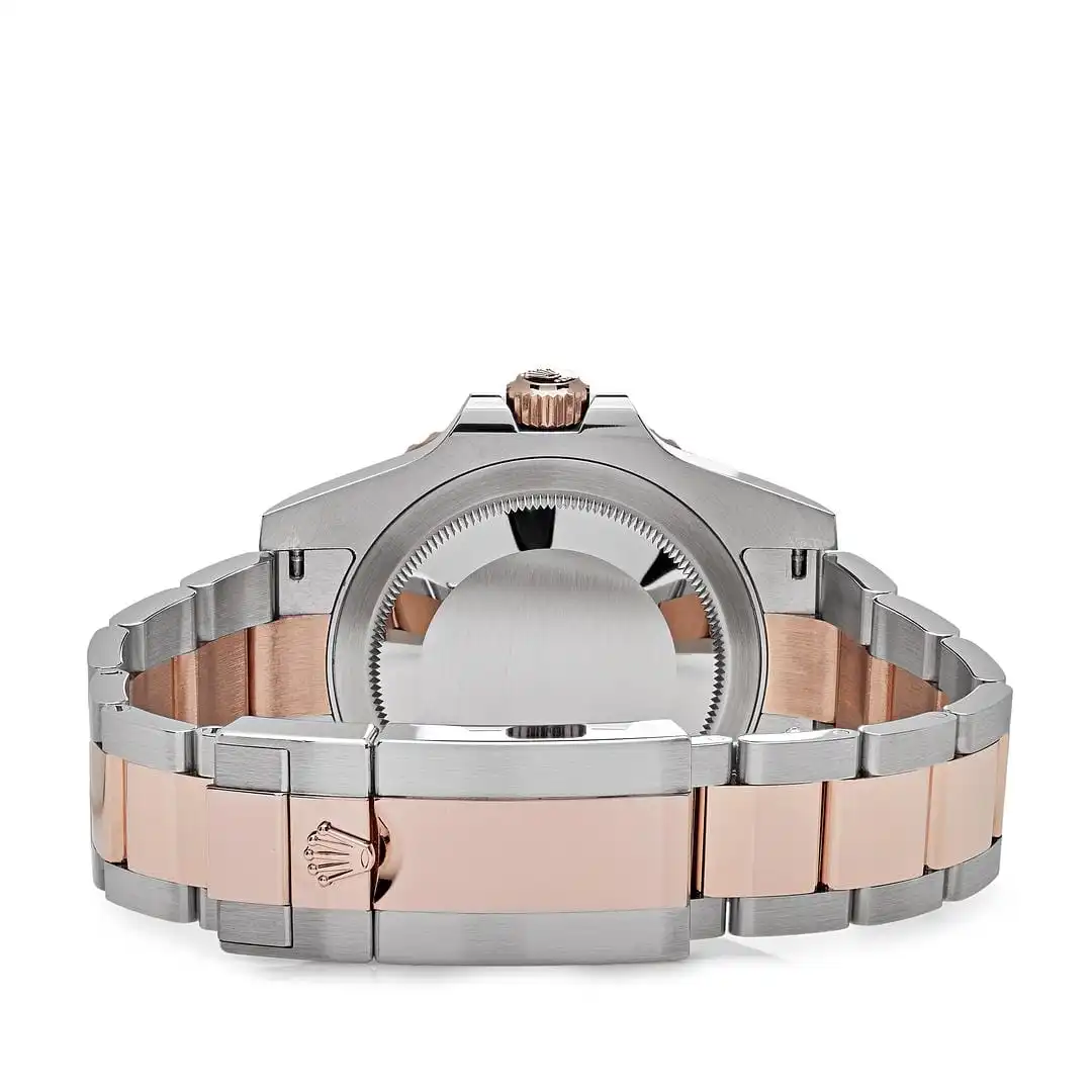 Rolex GMT-Master II Replica 126711CHNR ‘Root Beer’ Rose Gold Stainless Black Dial - Image 6