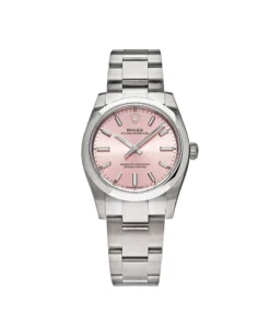 Rolex Oyster Perpetual Replica 124200 Ladies Stainless Steel Pink Dial
