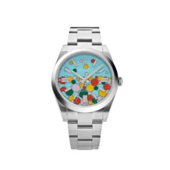 Rolex Oyster Perpetual Replica 124300 Stainless Steel ‘Celebration Motif’ Dial