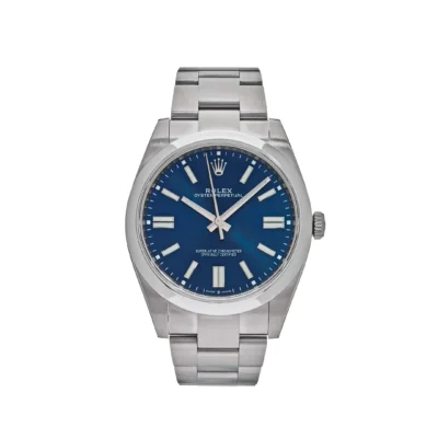 Rolex Oyster Perpetual Replica 124300 Stainless Steel Bright Blue Dial