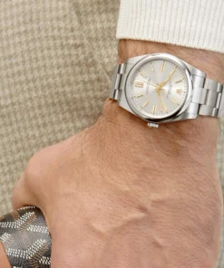 Alternative view of Rolex Oyster Perpetual Replica 124300 Stainless Steel Silver Dial