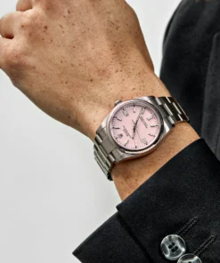 Alternative view of Rolex Oyster Perpetual Replica 126000 Stainless Steel Candy Pink Dial