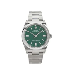 Rolex Oyster Perpetual Replica 126000 Stainless Steel Green Dial