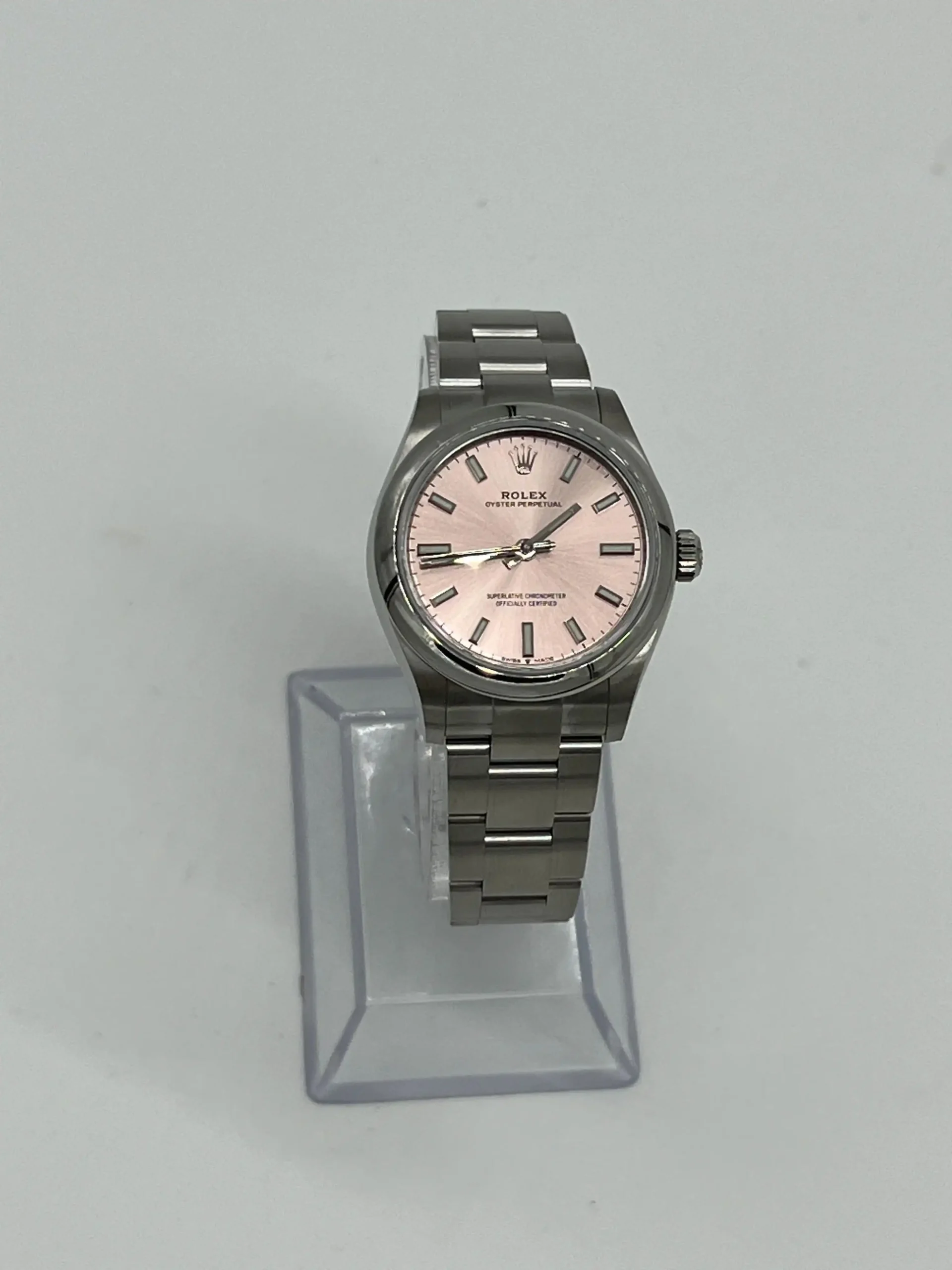 Rolex Oyster Perpetual Replica 277200 ‘Ladies’ Stainless Steel Pink Dial - Image 2