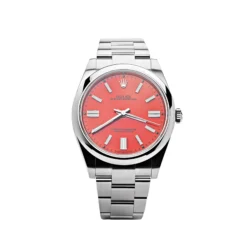 Rolex Oyster Perpetual Replica 124300 Stainless Steel Red Dial