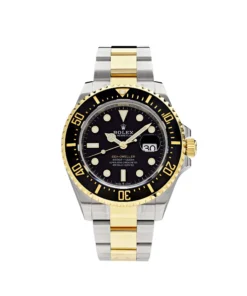 Replica Rolex Sea-Dweller 126603 Stainless Steel Yellow Gold Black Dial