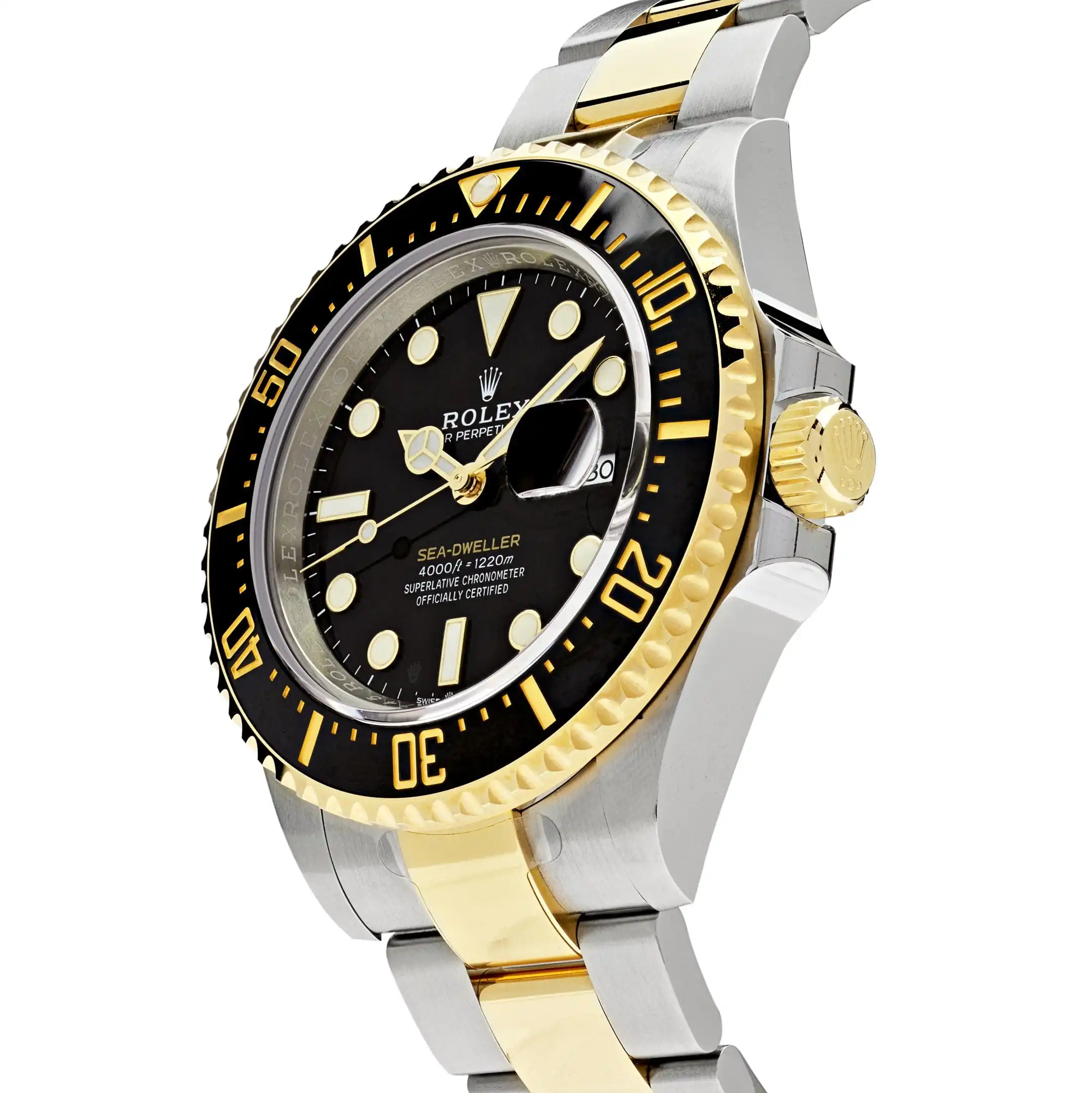 Replica Rolex Sea-Dweller 126603 Stainless Steel Yellow Gold Black Dial - Image 4