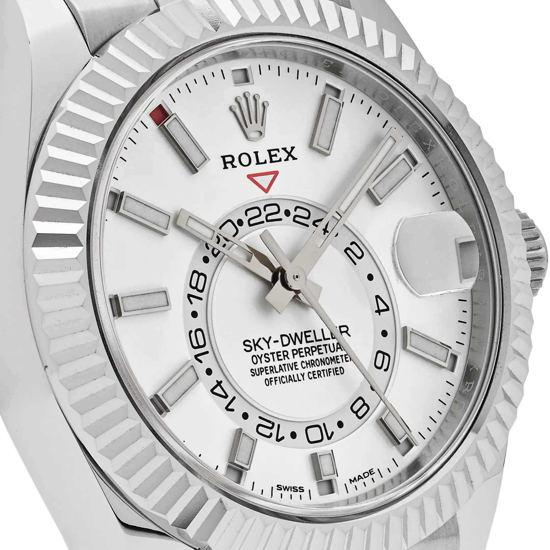 Replica Rolex Sky-Dweller 326934 Stainless Steel White Dial Jubilee - Image 5