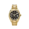 Replica Rolex Sky-Dweller 326938 Yellow Gold Black Dial