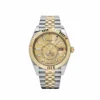 Replica Rolex Sky-Dweller 336933 Stainless Steel Yellow Gold Jubilee Champagne Dial