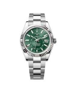 Replica Rolex Sky-Dweller 336934 Stainless Steel Green Dial