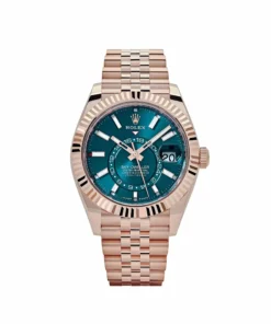Replica Rolex Sky-Dweller 336935 Everose Gold Blue Dial Jubilee