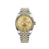 Replica Rolex Sky-Dweller 326933 Stainless Steel Yellow Gold Champagne Dial