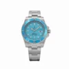 Rolex Submariner Date Replica 116610LN Stainless Steel With Aftermarket Custom Made Blue Dial