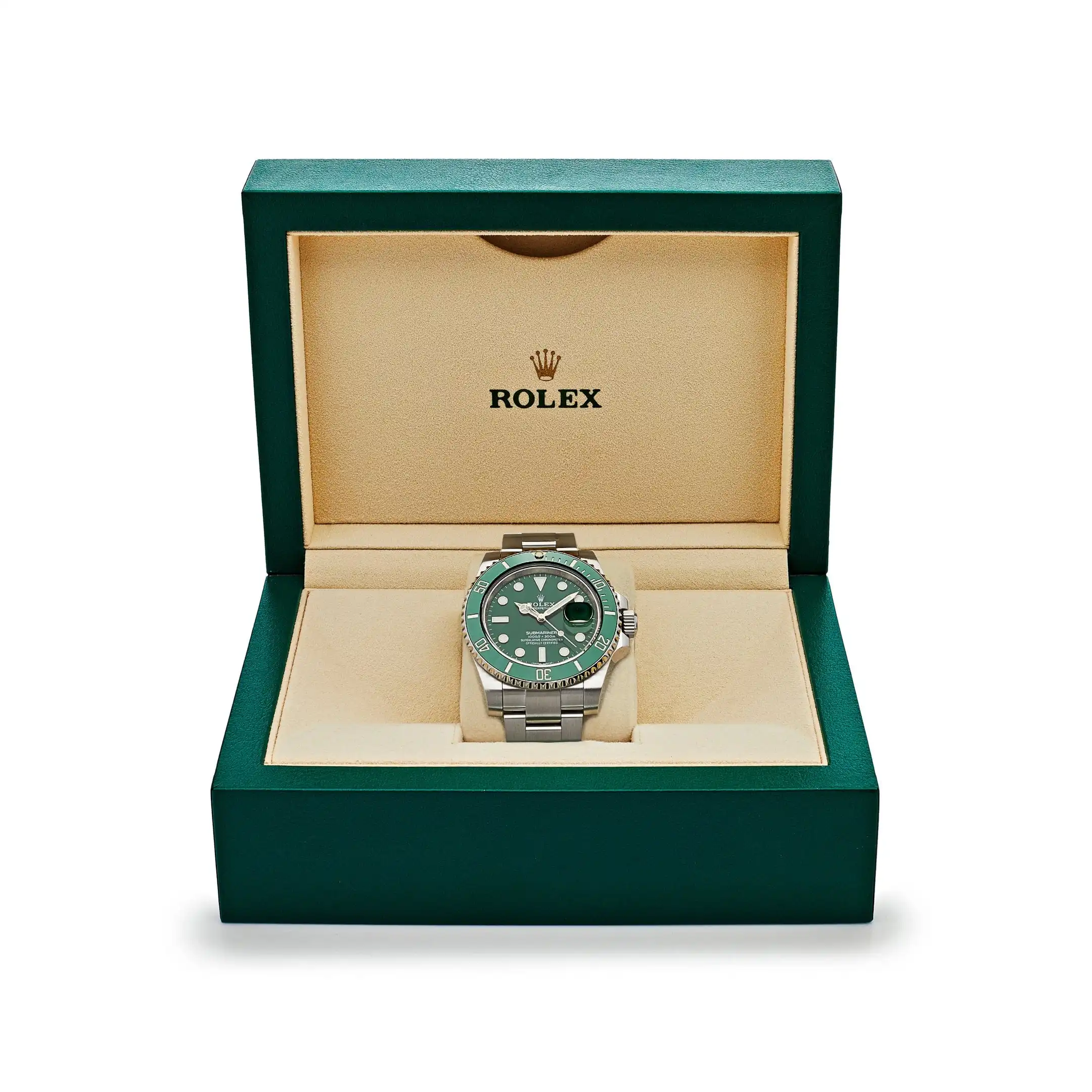 Rolex Submariner Date Replica 116610LV ‘Hulk’ Stainless Steel Green Dial - Image 8