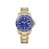 Rolex Submariner Date Replica 116618LB Yellow Gold Blue Diamond Dial
