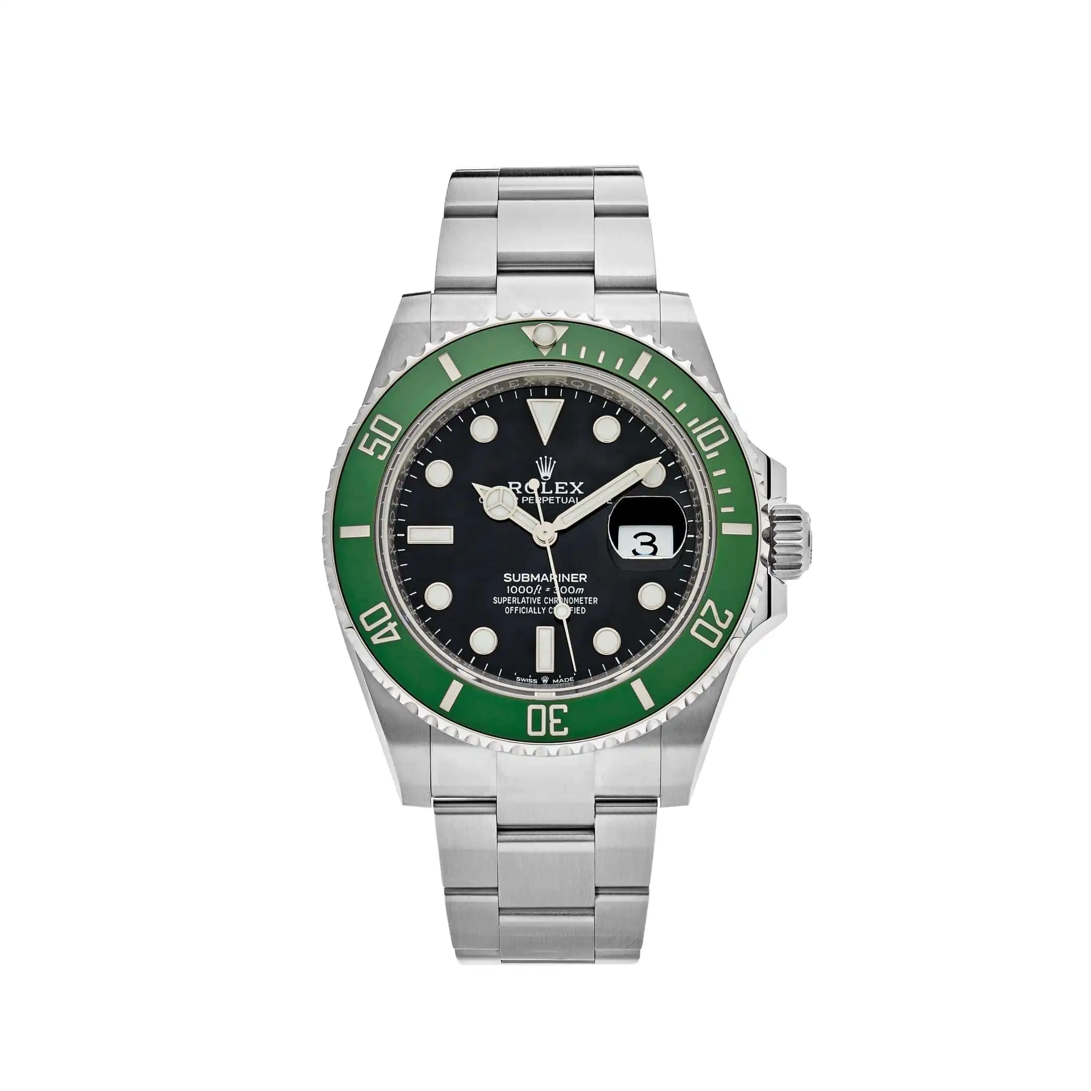 Rolex Submariner Date Replica 126610LV ‘Starbucks MK2’ Stainless Steel Black Dial Oyster