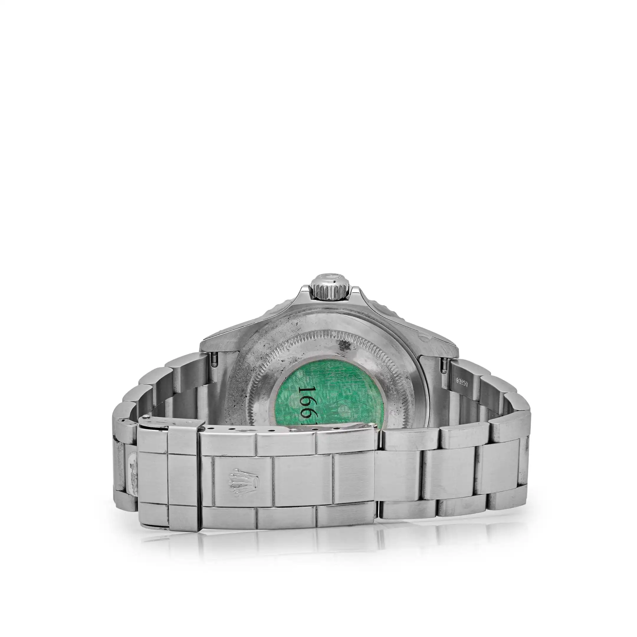 Rolex Submariner Date Replica 16610LV ‘Kermit’ Bezel Flat 4 Stainless Steel Black Dial Oyster - Image 6