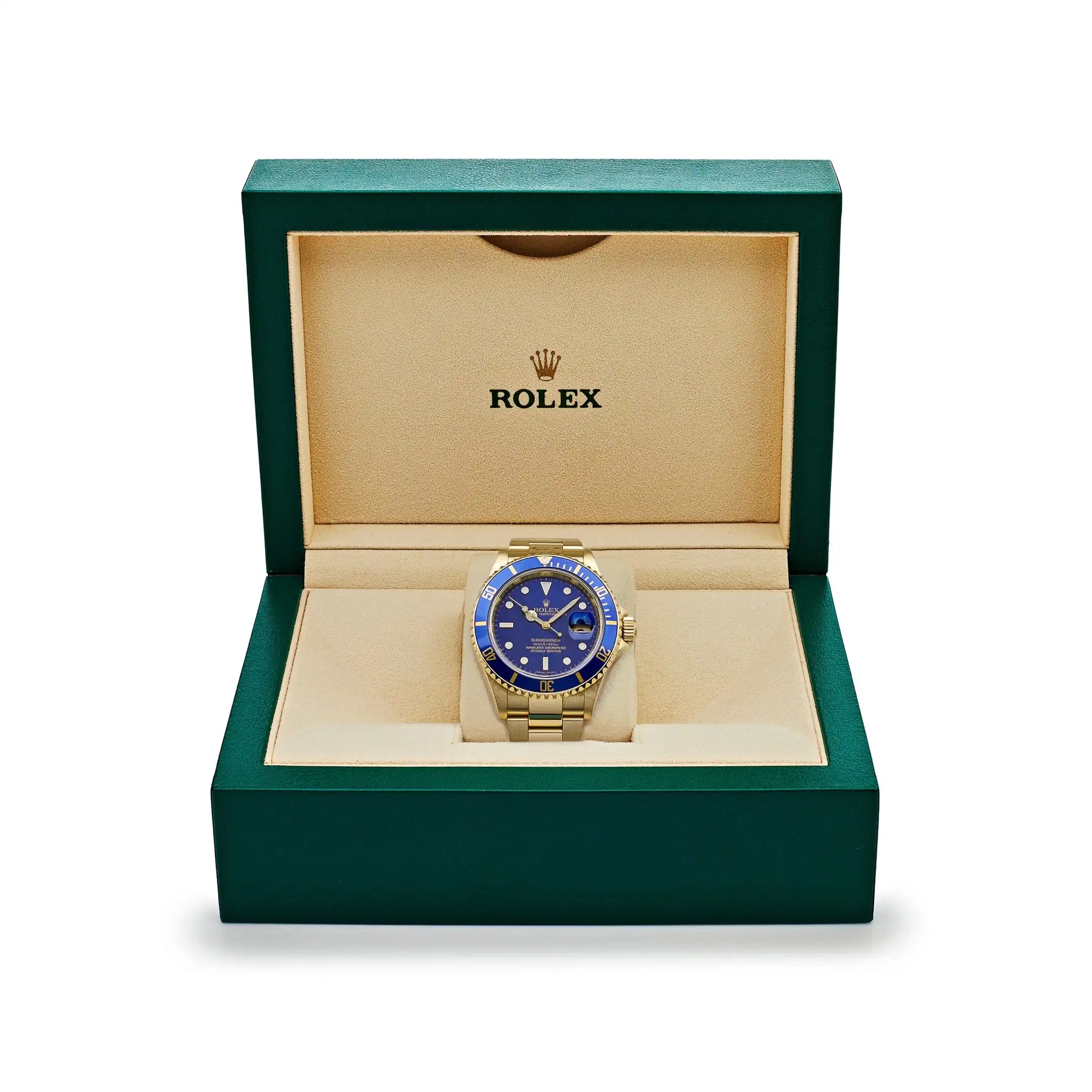 Replica Rolex Submariner Date Replica 16618LB Yellow Gold Blue Dial - Image 7