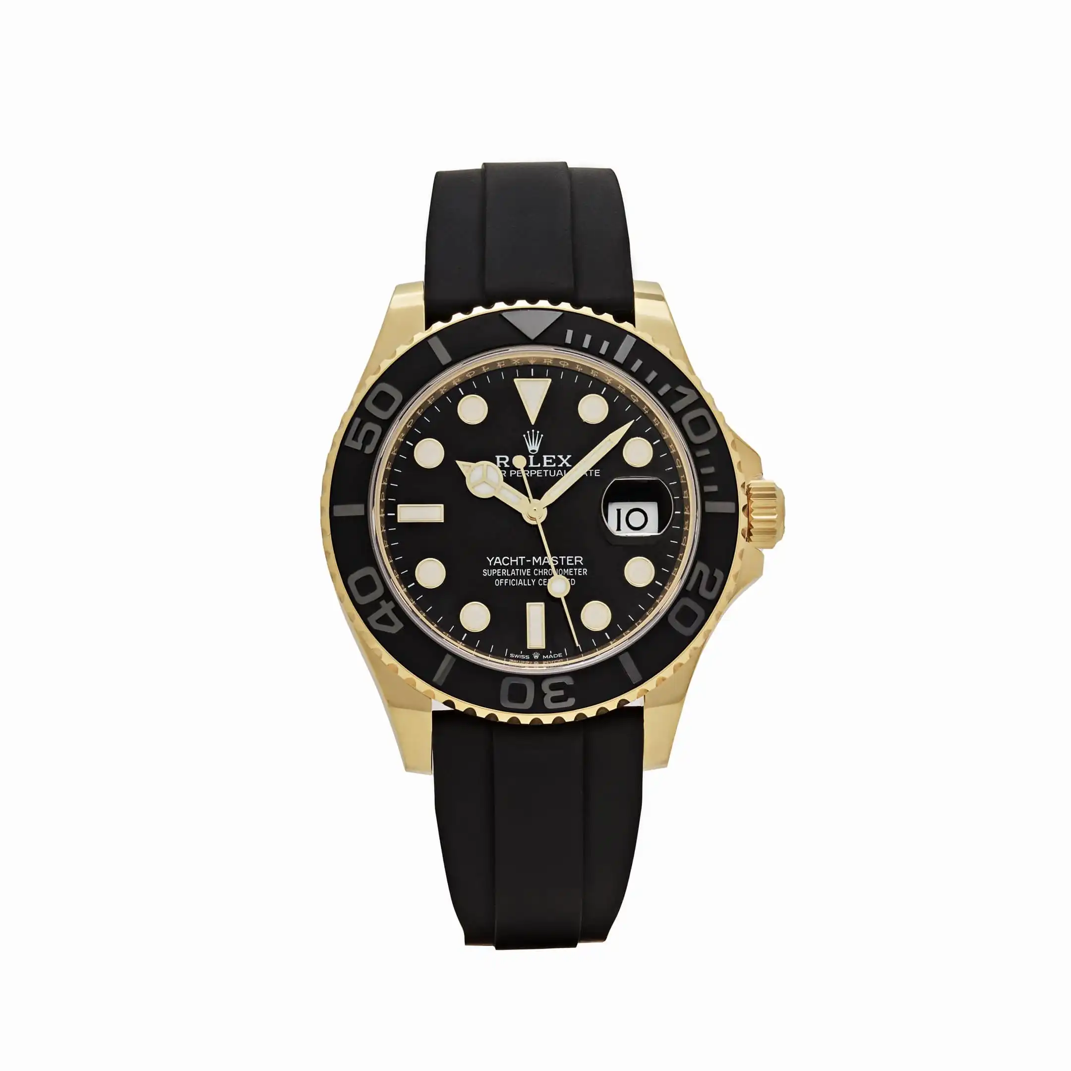Rolex Yacht-Master Replica 226658 Yellow Gold Oysterflex