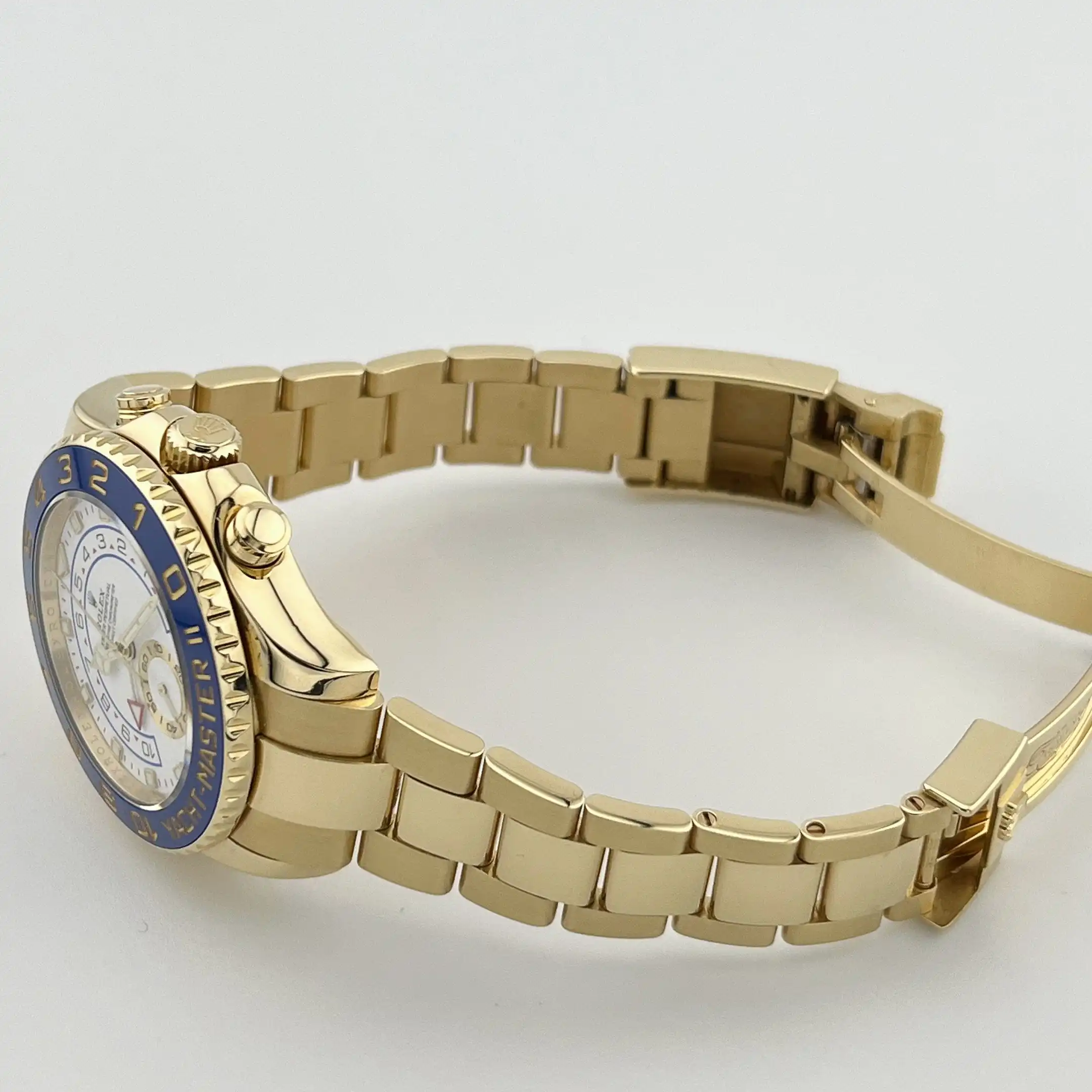 Rolex Yacht-Master Replica II 116688 Yellow Gold White Dial - Image 8