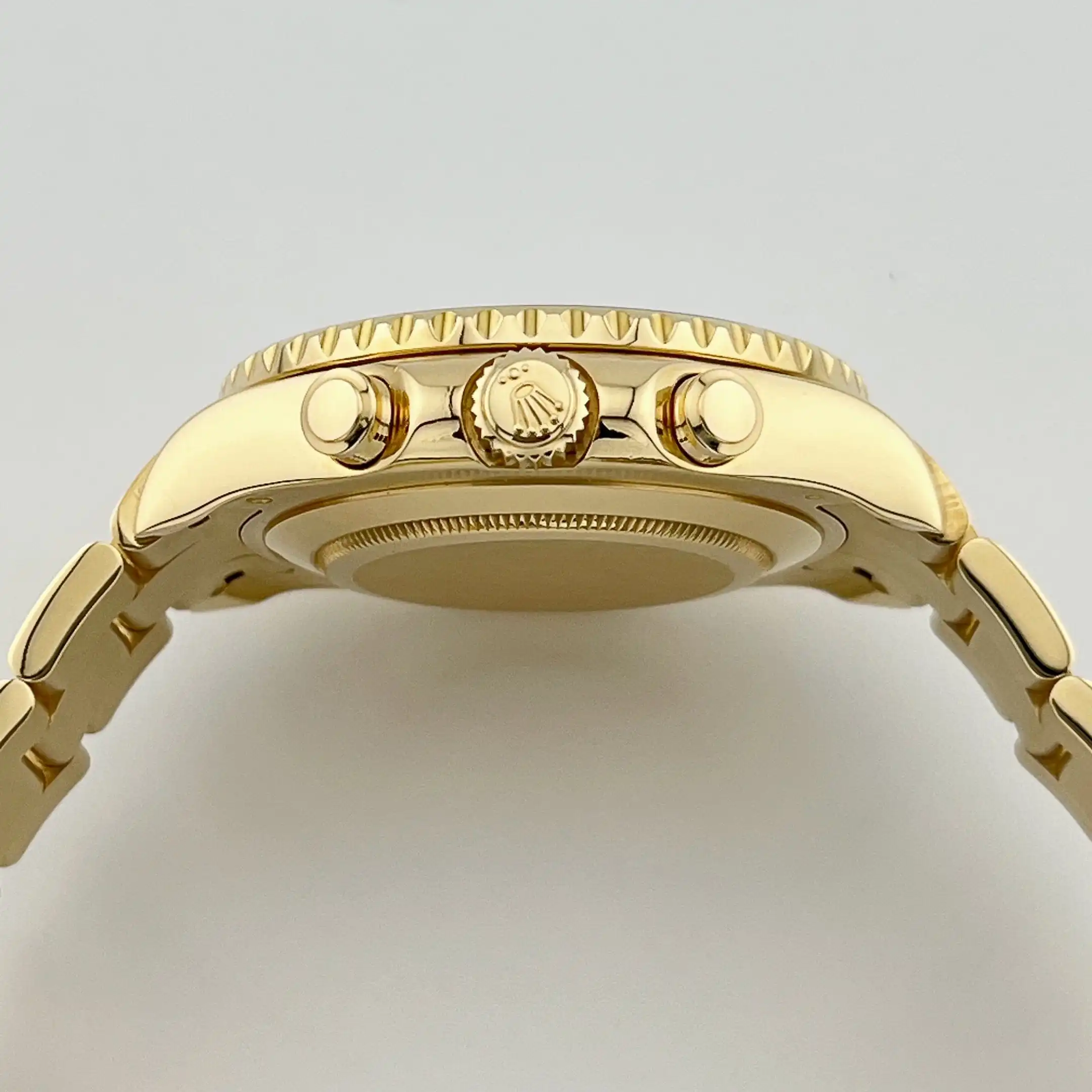 Rolex Yacht-Master Replica II 116688 Yellow Gold White Dial - Image 6