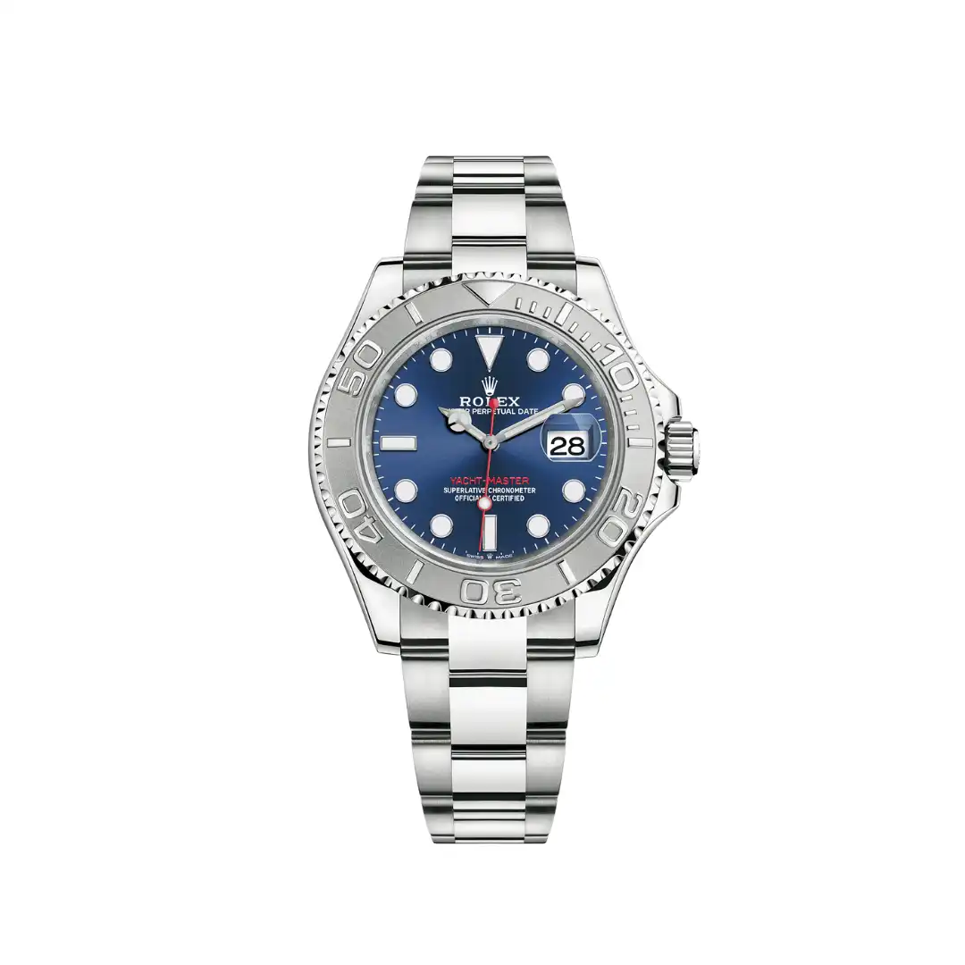 Rolex Yacht-Master Replica 116622 Stainless Steel Platinum Blue Dial